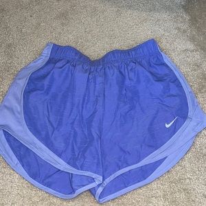 Purple Nike shorts